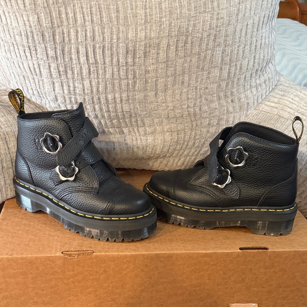 Dr. Martens Black Leather Boots